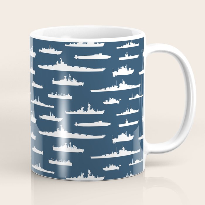 Battleship // Navy Blue Coffee Mug Gallery Image 1