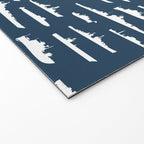 Battleship // Navy Blue Welcome Mat Gallery Image 2