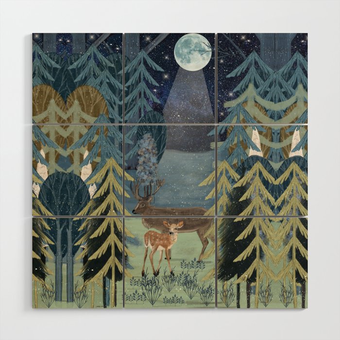 the secret forest Wood Wall Art Gallery Image 1