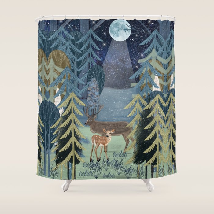 the secret forest Shower Curtain Gallery Image 1