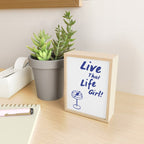 Live That Life Girl! Mini Art Print Gallery Image 2