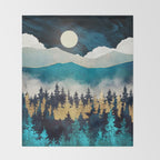 Evening Mist Throw Blanket Gallery Image 2