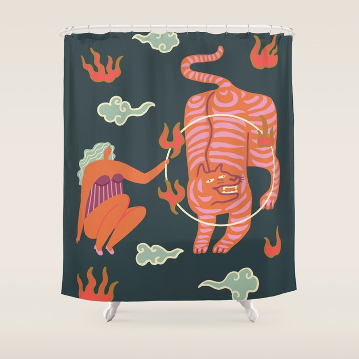 Circus Shower Curtain Gallery Image 1