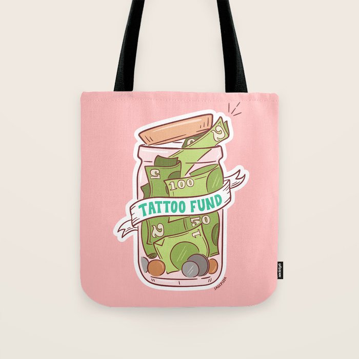 Tattoo Fund Tote Bag Gallery Image 1
