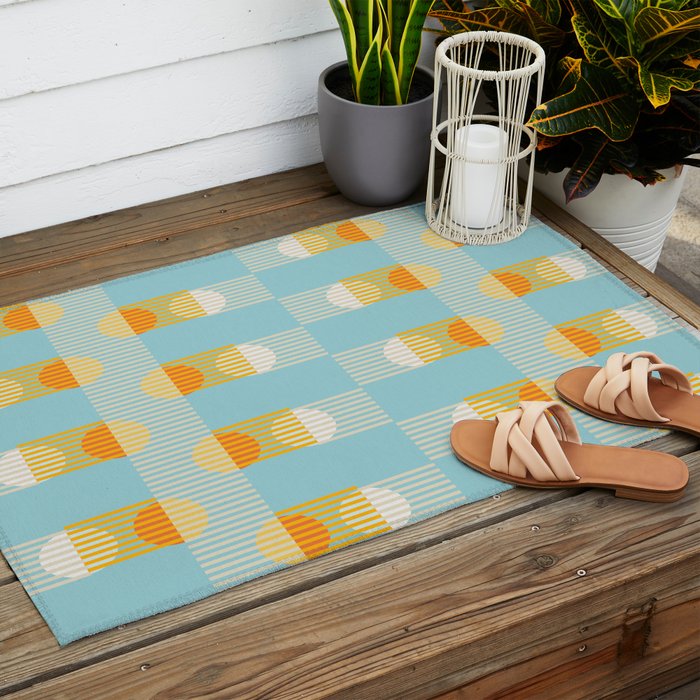 Sun and Moon Outdoor Rug Gallery Image 2