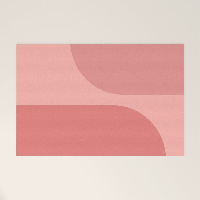 Modern Minimal Arch Abstract VII Welcome Mat Gallery Image 1