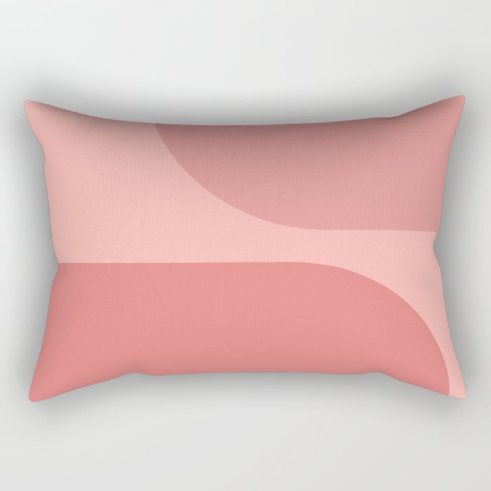 Modern Minimal Arch Abstract VII Rectangular Pillow Gallery Image 2