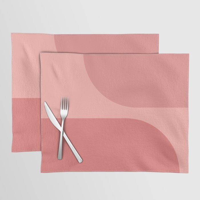 Modern Minimal Arch Abstract VII Placemat Gallery Image 1