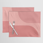 Modern Minimal Arch Abstract VII Placemat Gallery Image 1