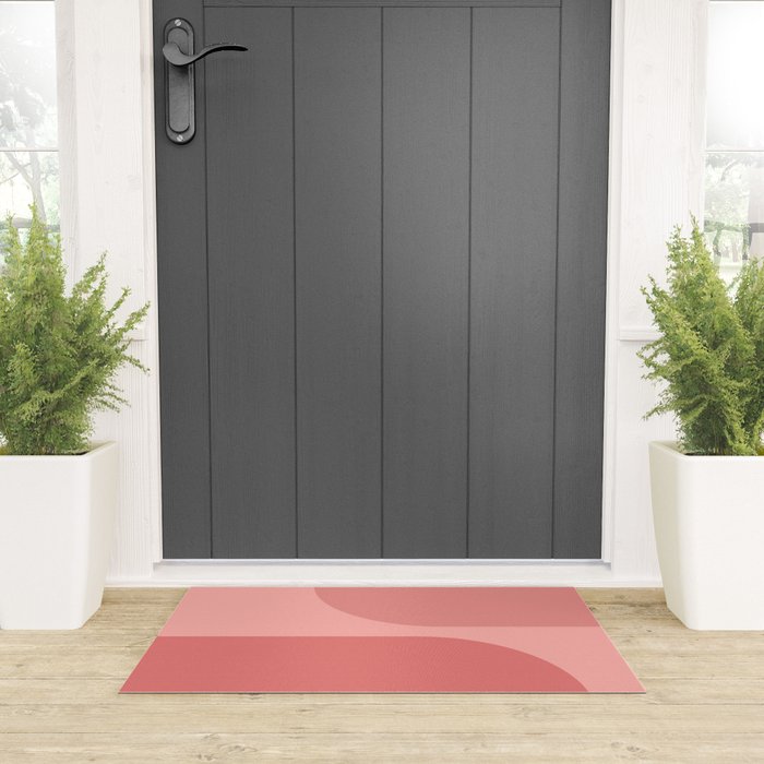 Modern Minimal Arch Abstract VII Welcome Mat Gallery Image 3