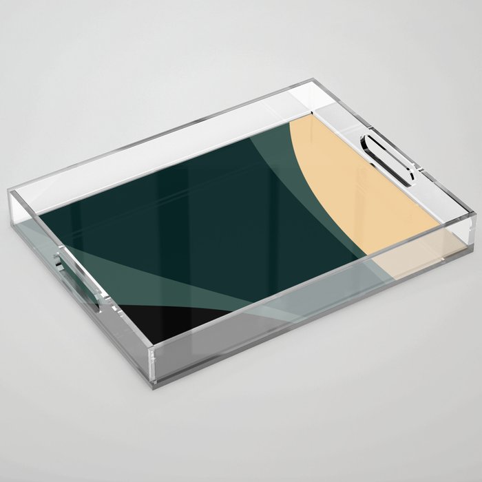 Minimalist Plant Abstract LXXXVII Acrylic Tray Gallery Image 1