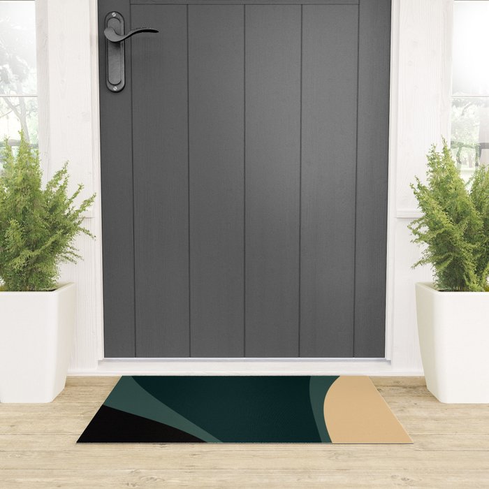 Minimalist Plant Abstract LXXXVII Welcome Mat Gallery Image 3