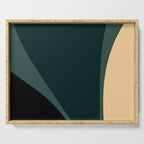 Minimalist Plant Abstract LXXXVII Serving Tray Gallery Image 1