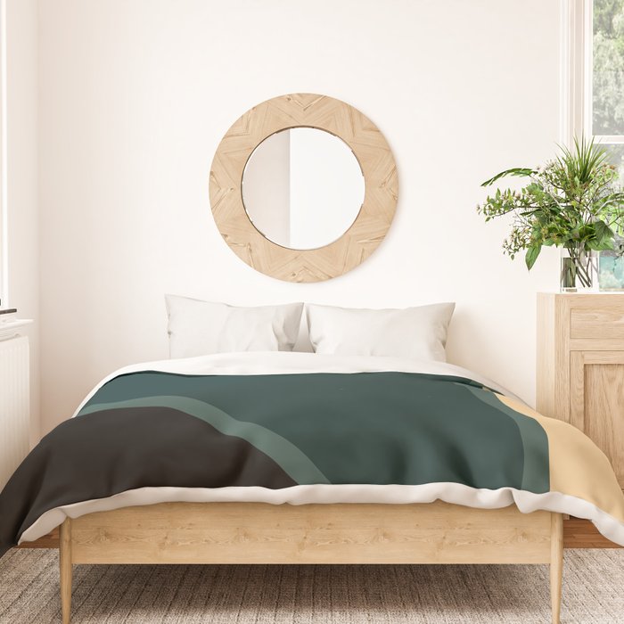 Minimalist Plant Abstract LXXXVII Duvet Cover Gallery Image 3