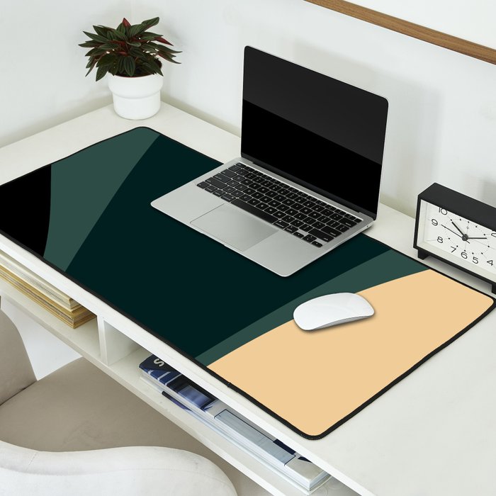 Minimalist Plant Abstract LXXXVII Desk Mat Gallery Image 2