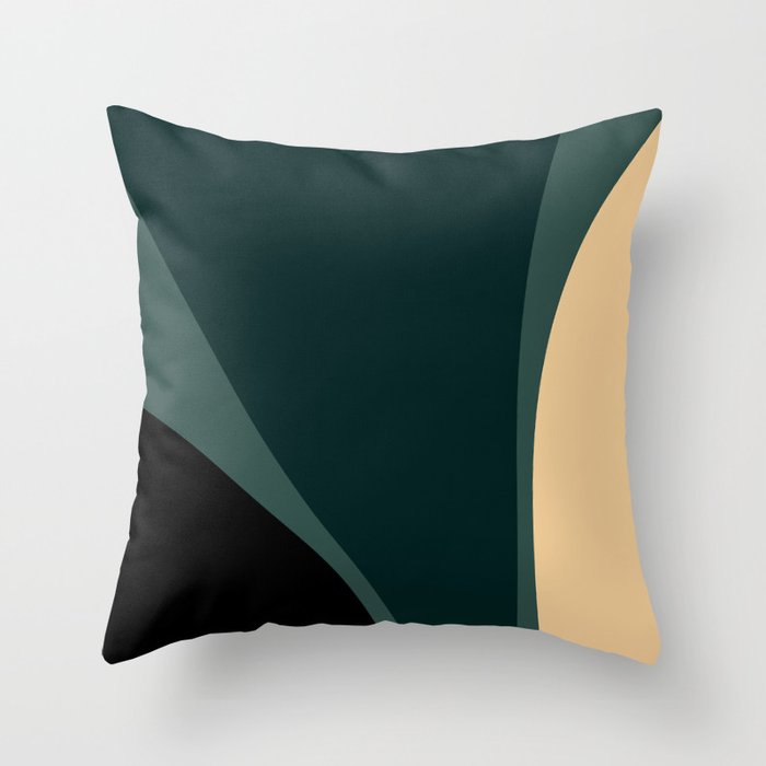 Minimalist Plant Abstract LXXXVII Throw Pillow Gallery Image 6