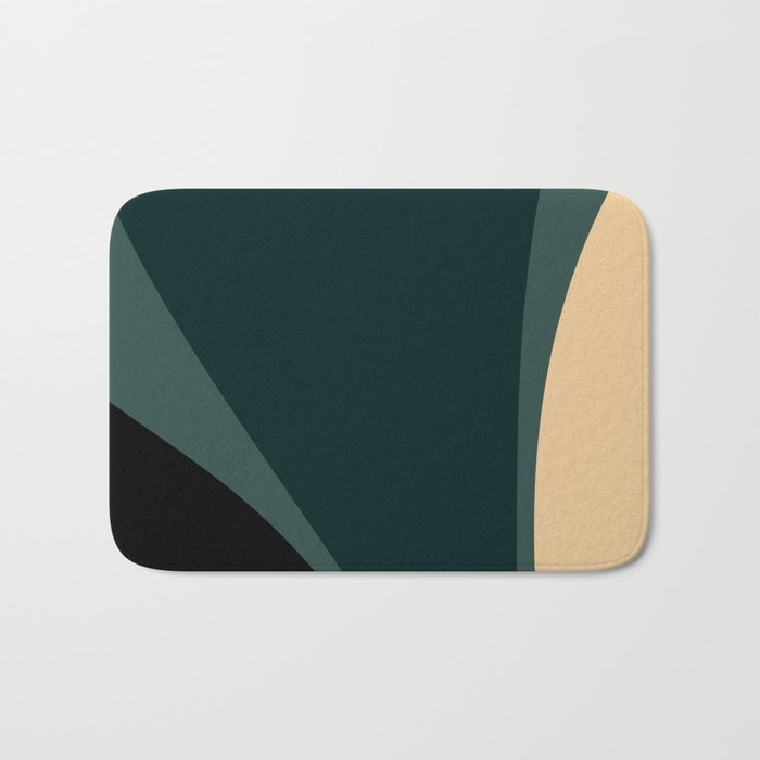 Minimalist Plant Abstract LXXXVII Bath Mat Gallery Image 1