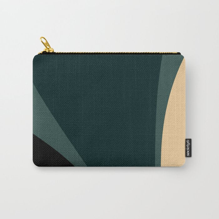 Minimalist Plant Abstract LXXXVII Carry All Pouch Gallery Image 1