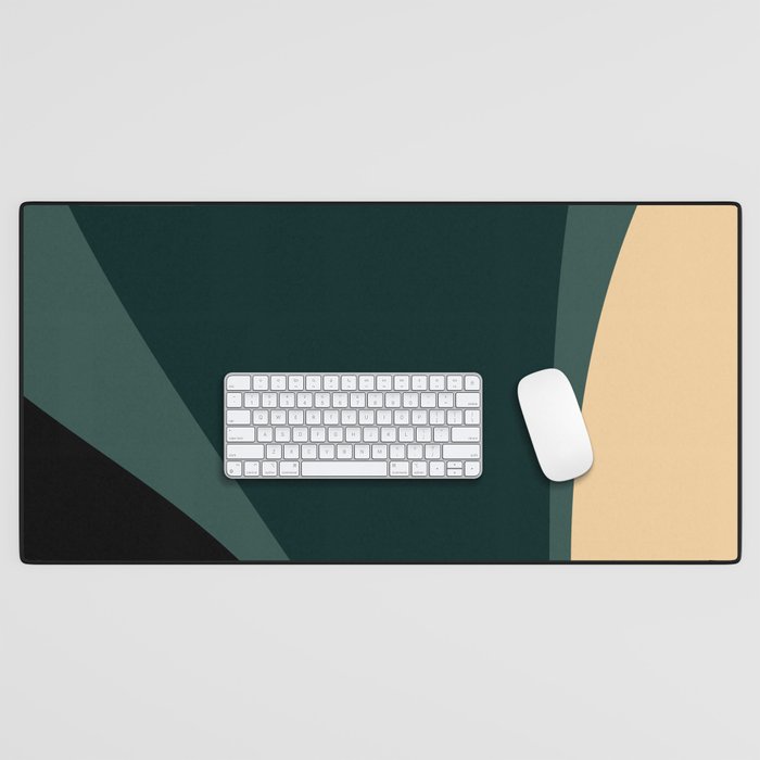 Minimalist Plant Abstract LXXXVII Desk Mat Gallery Image 1