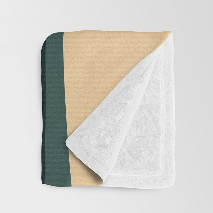 Minimalist Plant Abstract LXXXVII Throw Blanket Gallery Image 3