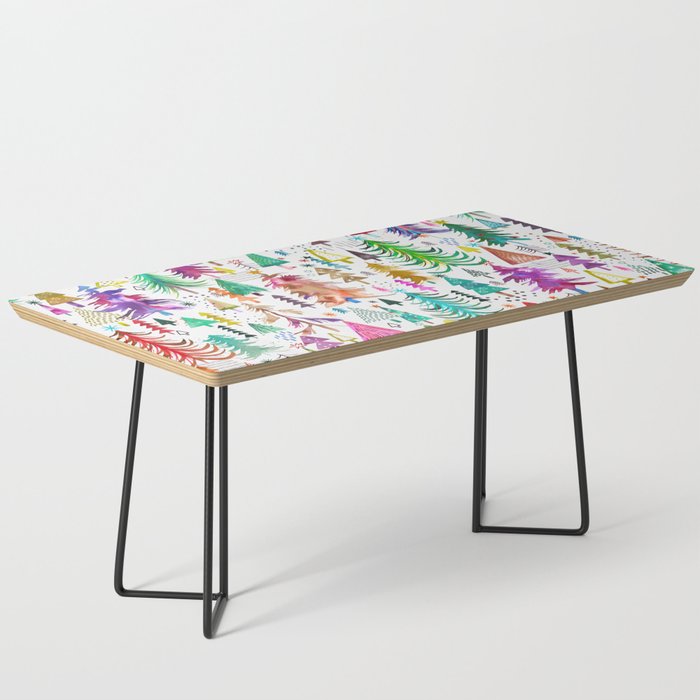Colorful Christmas Trees Coffee Table Gallery Image 1