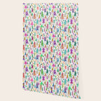 Colorful Christmas Trees Wallpaper Gallery Image 2