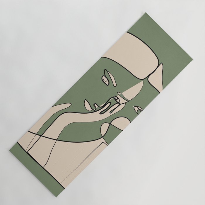 Abstract Faces 8 Yoga Mat Gallery Image 1