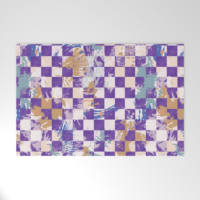 Grid of artistic strokes L Welcome Mat Gallery Image 1