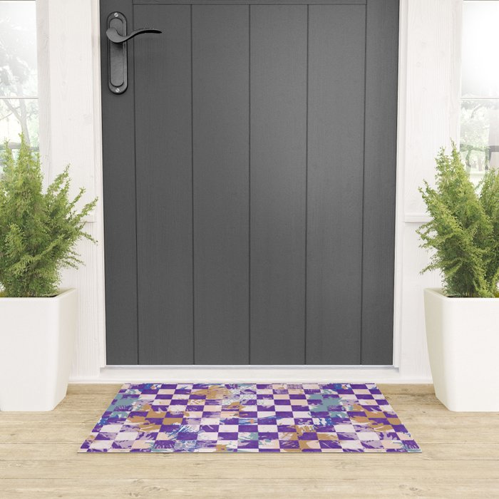 Grid of artistic strokes L Welcome Mat Gallery Image 3