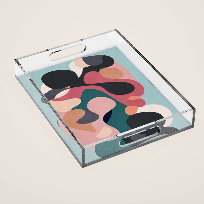 Abstract Shapes 6 Acrylic Tray Gallery Image 1