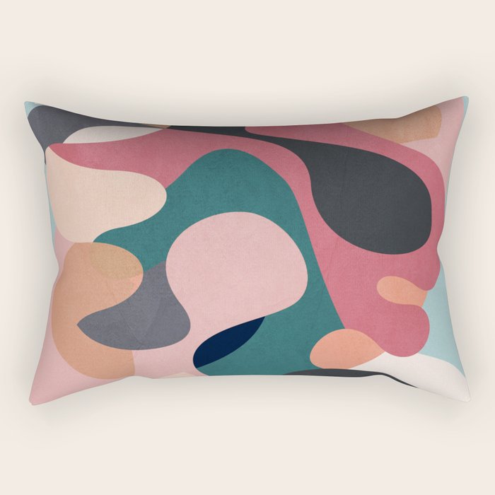Abstract Shapes 6 Rectangular Pillow Gallery Image 2