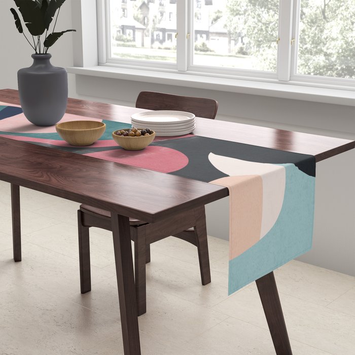 Abstract Shapes 6 Table Runner Gallery Image 2