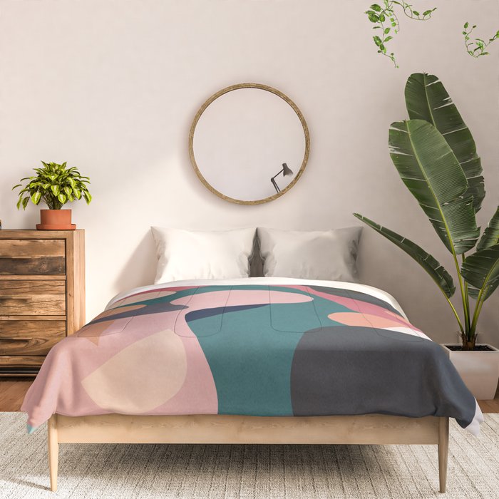 Abstract Shapes 6 Comforter Gallery Image 3