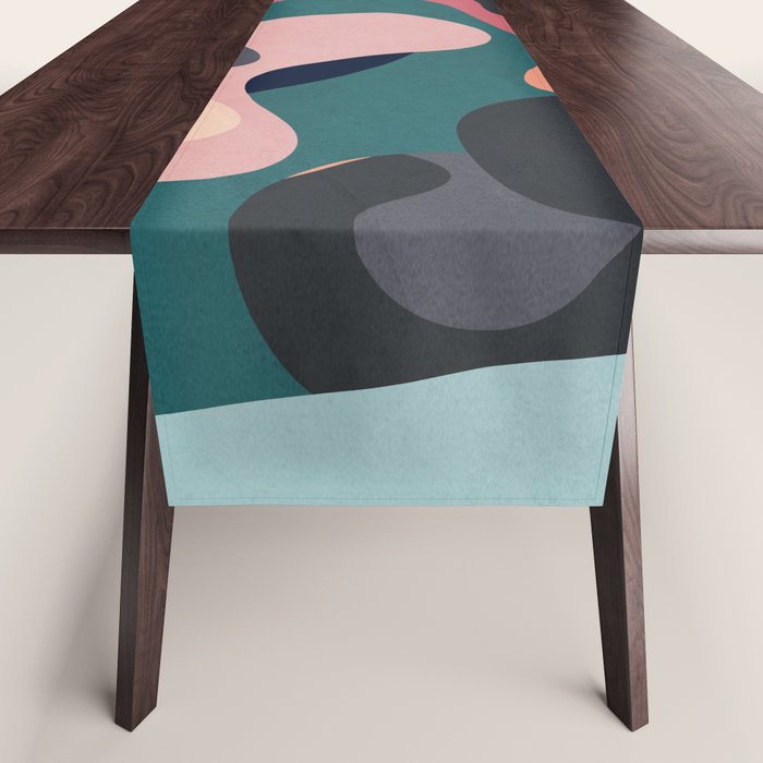 Abstract Shapes 6 Table Runner Gallery Image 1