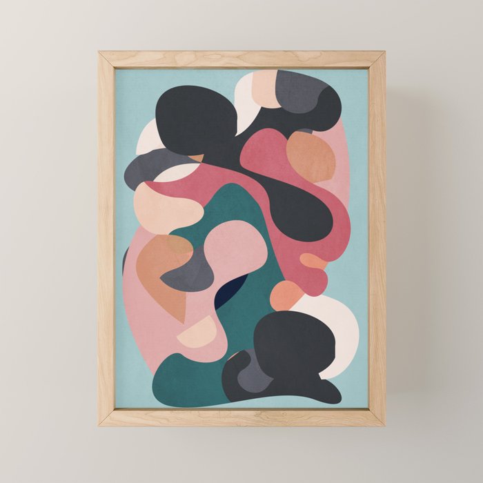 Abstract Shapes 6 Mini Art Print Gallery Image 1