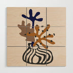 Plant Composition Wood Wall Art Gallery Image 1