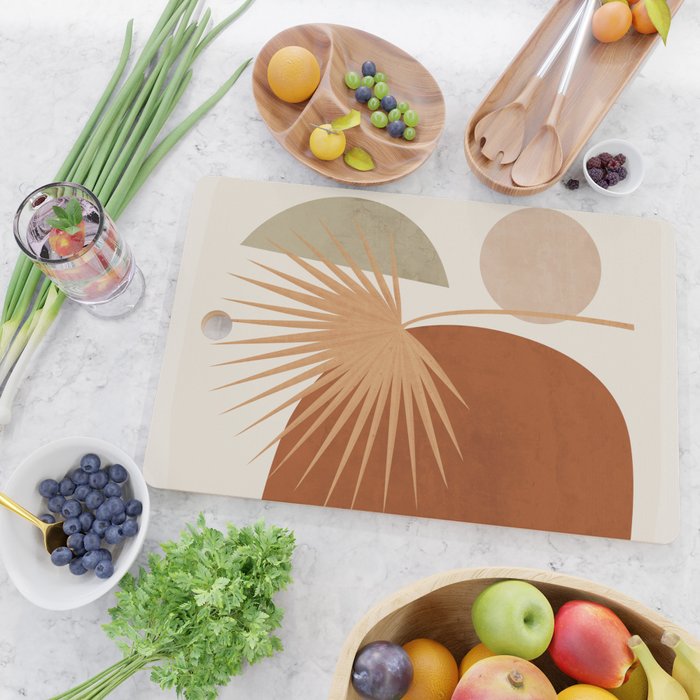 Tropical Leaf- Abstract Art 14 Cutting Board Gallery Image 2