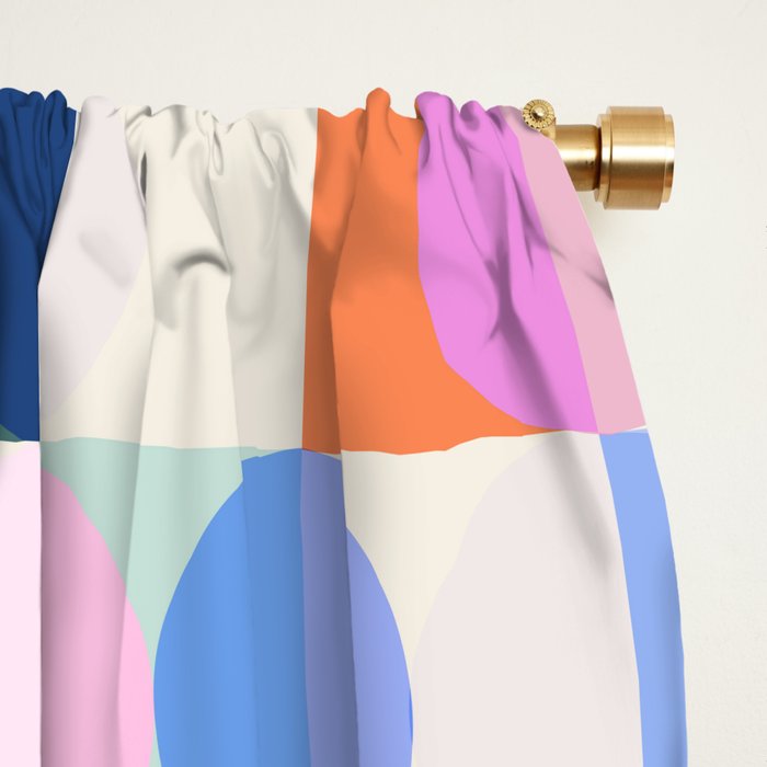 Confetti Checkerboard Window Curtain Gallery Image 2