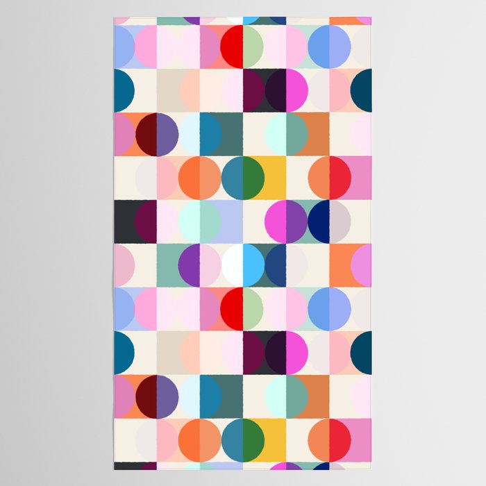 Confetti Checkerboard Tablecloth Gallery Image 2