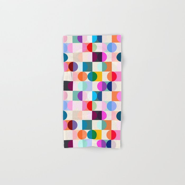 Confetti Checkerboard Bath Towel Gallery Image 1