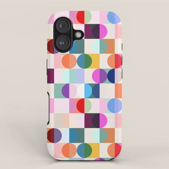 Confetti Checkerboard iPhone Case Gallery Image 1