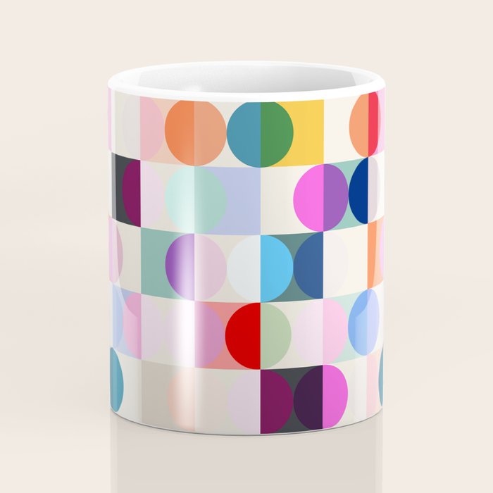 Confetti Checkerboard Coffee Mug Gallery Image 4