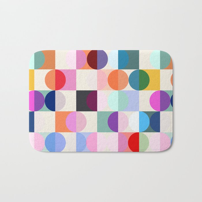 Confetti Checkerboard Bath Mat Gallery Image 1