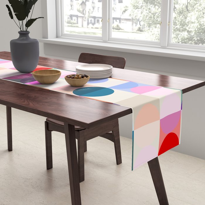 Confetti Checkerboard Table Runner Gallery Image 2