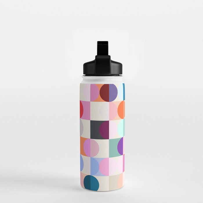Confetti Checkerboard Water Bottle Gallery Image 2