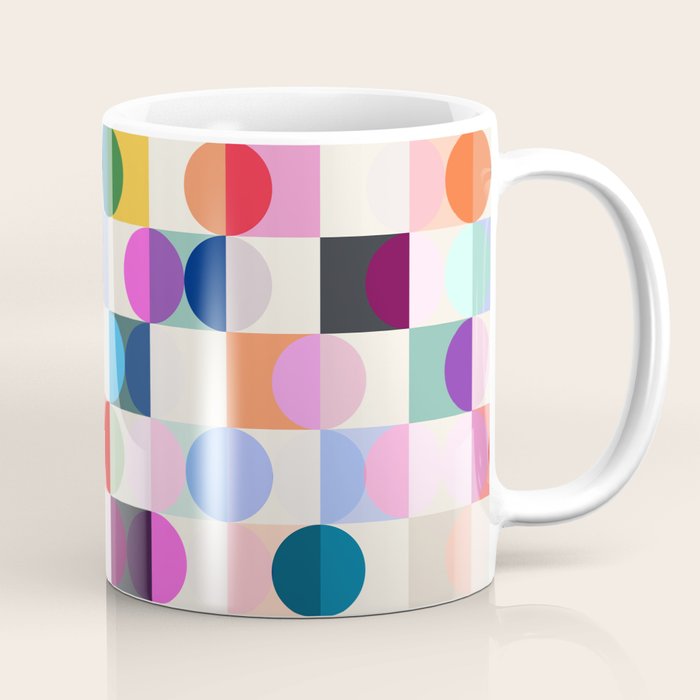 Confetti Checkerboard Coffee Mug Gallery Image 1