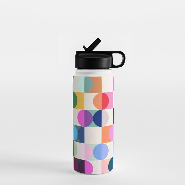 Confetti Checkerboard Water Bottle Gallery Image 1