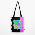 Memphis pattern 132 - 80s / 90s Retro Tote Bag Gallery Image 2