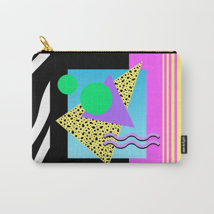 Memphis pattern 132 - 80s / 90s Retro Carry All Pouch Gallery Image 1