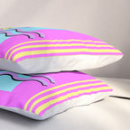 Memphis pattern 132 - 80s / 90s Retro Pillow Sham Gallery Image 3